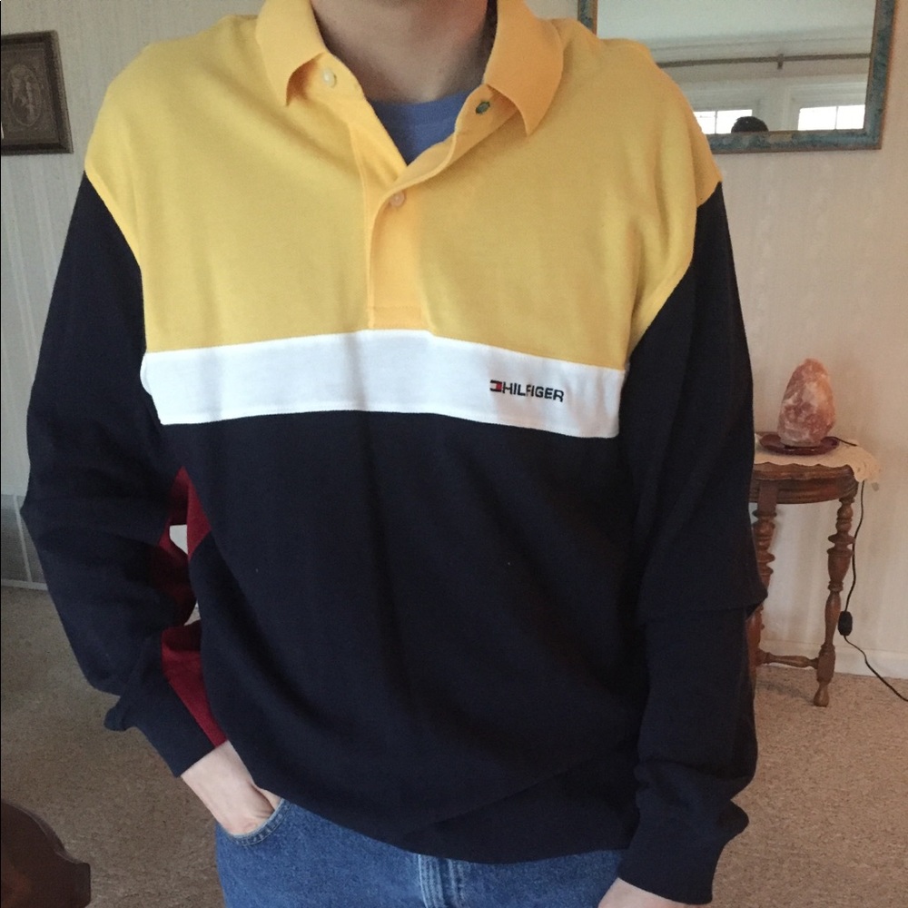 Vintage Tommy Hilfiger long sleeve polo